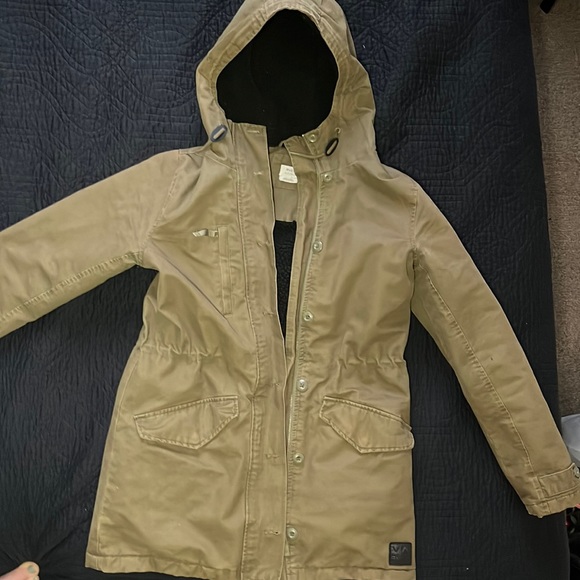 RVCA Cotton coat - olive green - Picture 2 of 4